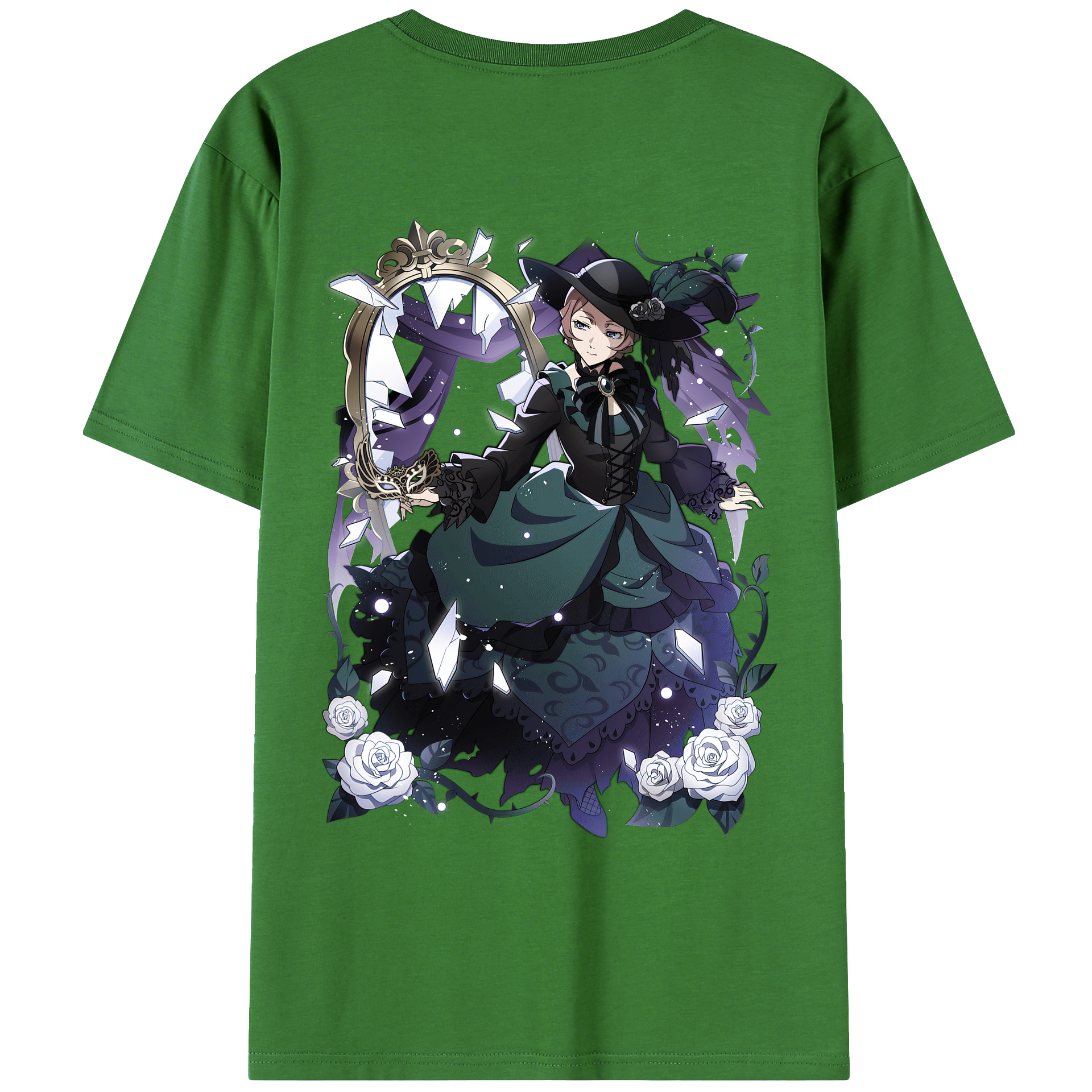 （画像用） 文豪ストレイドッグス Bungo Stray Dogs レディース半袖Tシャツ(バックプリント)